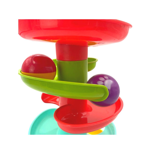 WOOPIE BABY Kulkos takelis Spiralinis rinkinys + 2 kamuoliukai WOOPIE BABY Kulkos takelis Spiralinis rinkinys + 2 kamuoliukai