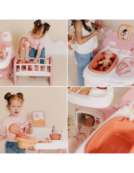 SMOBY Baby Nurse elektroninis auklės kampelis SMOBY Baby Nurse elektroninis auklės kampelis