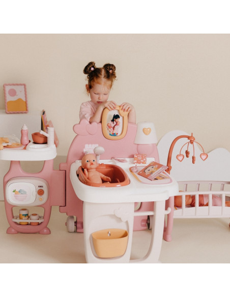SMOBY Baby Nurse elektroninis auklės kampelis SMOBY Baby Nurse elektroninis auklės kampelis