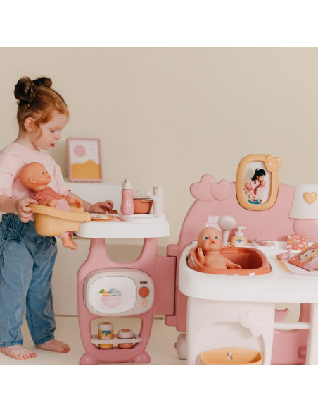SMOBY Baby Nurse elektroninis auklės kampelis SMOBY Baby Nurse elektroninis auklės kampelis