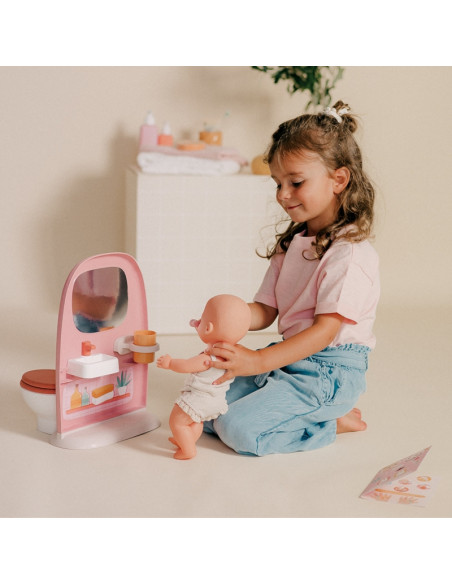 SMOBY Baby Nurse - Dvipusis tualetas 42 cm lėlei SMOBY Baby Nurse - Dvipusis tualetas 42 cm lėlei