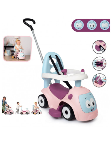 SMOBY vežimėlis Maestro 3in1, rožinis