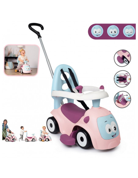 SMOBY vaikiškas paspirtukas-stumdukas Maestro, rožinis SMOBY vaikiškas paspirtukas-stumdukas Maestro, rožinis