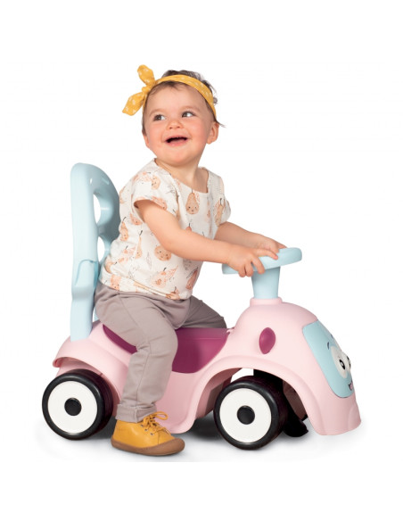 SMOBY vaikiškas paspirtukas-stumdukas Maestro, rožinis SMOBY vaikiškas paspirtukas-stumdukas Maestro, rožinis