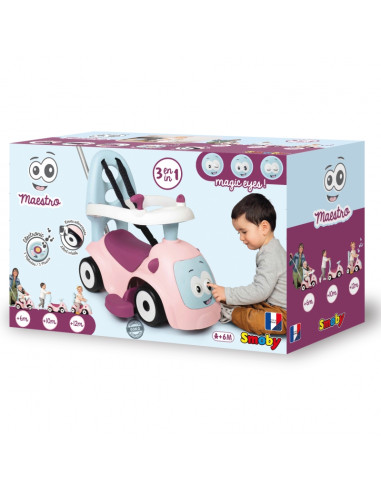 SMOBY vežimėlis Maestro 3in1, rožinis