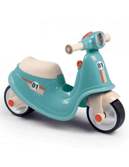 Smoby mėlynas paspirtukas su tyliais ratukais, mėlynas Smoby mėlynas paspirtukas su tyliais ratukais, mėlynas