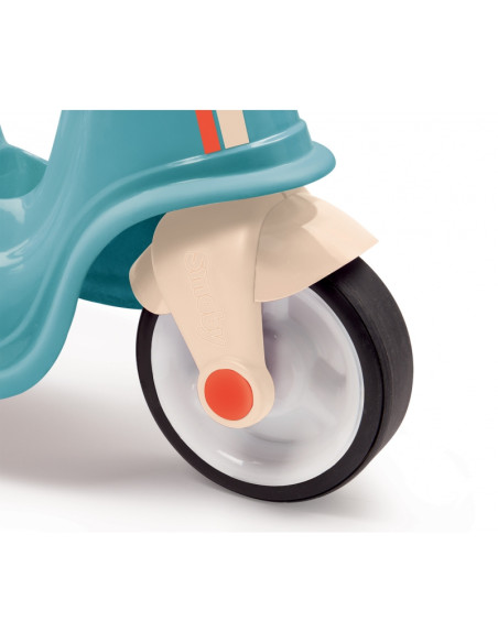 Smoby Niebieski jeździk skuter Retro Ciche koła Scooter Smoby Niebieski jeździk skuter Retro Ciche koła Scooter