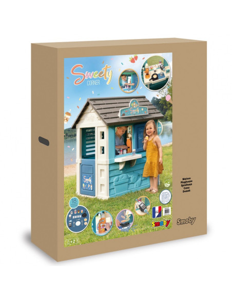 SMOBY sodo namelis „Sweety Corner“ ledainė SMOBY sodo namelis „Sweety Corner“ ledainė