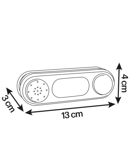 SMOBY Elektroniczny Dzwonek Doorbell Szary SMOBY Elektroniczny Dzwonek Doorbell Szary