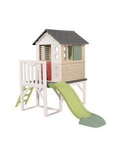 Дом Smoby на сваях с горкой