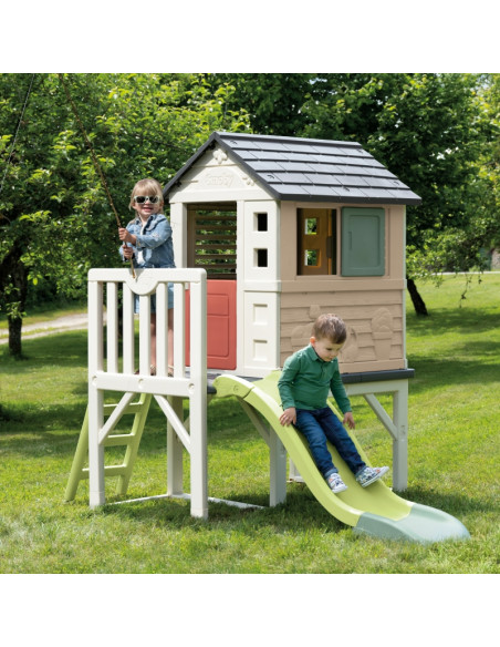 Smoby Domek Na Palach Ze Zjeżdżalnią Smoby Domek Na Palach Ze Zjeżdżalnią