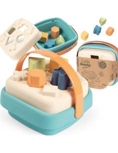 SMOBY mažasis žalias bioplastiko krepšelis rūšiuoklis
