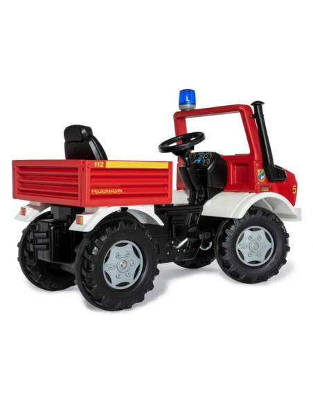 Rolly Toys Unimog Mercedes Benz ugnegesių automobilis su švyturėliu