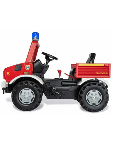 Rolly Toys Unimog Mercedes Benz ugnegesių automobilis su švyturėliu