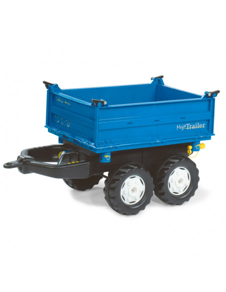 Rolly Toys Przyczepa wywrotka RollyMega Trailer Niebieska