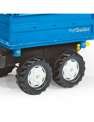 Rolly Toys RollyMega Trailer Blue Tipper Trailer