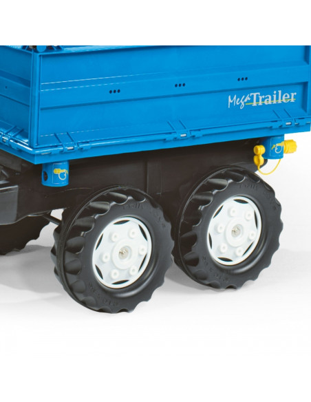 Rolly Toys Przyczepa wywrotka RollyMega Trailer Niebieska