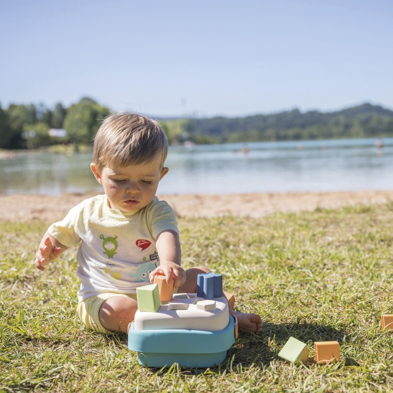SMOBY Mažųjų žaliųjų laivelių rinkinys Bokštų rūšiuoklė Bioplastikas