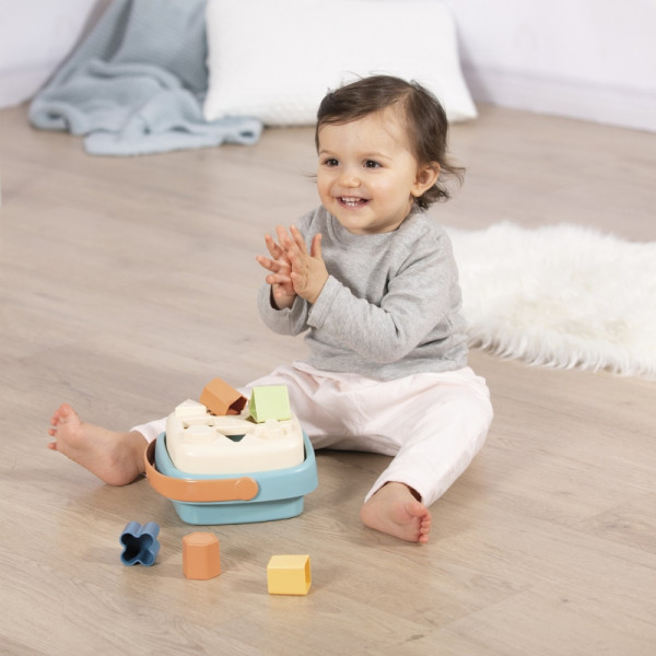SMOBY Mažųjų žaliųjų laivelių rinkinys Bokštų rūšiuoklė Bioplastikas SMOBY Mažųjų žaliųjų laivelių rinkinys Bokštų rūšiuoklė Bioplastikas