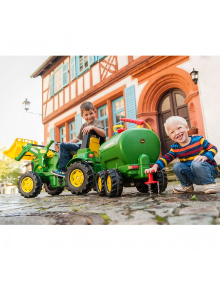 Rolly Toys rollyTanker John Deere двухосная цистерна + насос Rolly Toys rollyTanker John Deere двухосная цистерна + насос