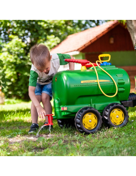 Rolly Toys rollyTanker John Deere двухосная цистерна + насос Rolly Toys rollyTanker John Deere двухосная цистерна + насос