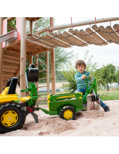 Открывающиеся боковины фермерского прицепа Rolly Toys John Deere RollyTrailer 2