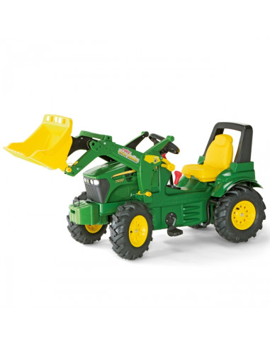 Rolly Toys rollyFarmtrac John Deere 7930 - Pedalinis traktorius su kaušu, žalias