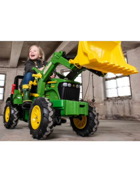 Rolly Toys rollyFarmtrac John Deere 7930 - Pedalinis traktorius su kaušu, žalias
