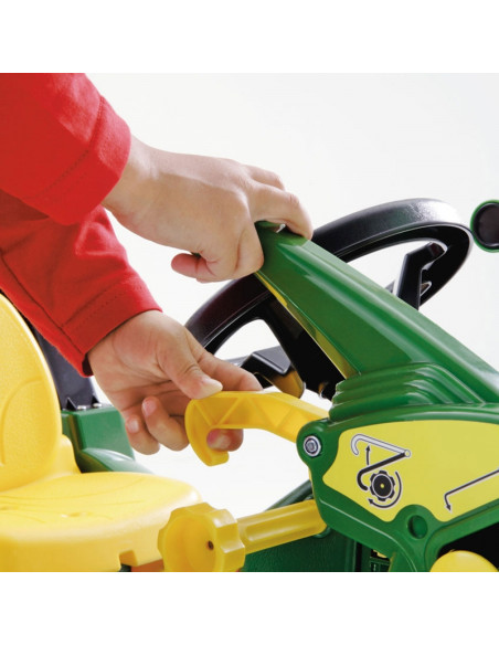 Rolly Toys rollyFarmtrac John Deere 7930 - педальный трактор с ковшом, зелёный