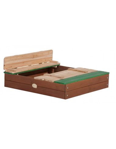 Ella Sandpit AXI wooden sandbox with benches