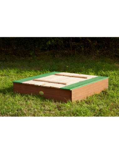 Ella Sandpit AXI wooden sandbox with benches