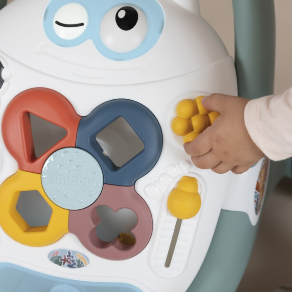 SMOBY Little 3-in-1 vežimėlis Interaktyvus vežimėlis SMOBY Little 3-in-1 vežimėlis Interaktyvus vežimėlis