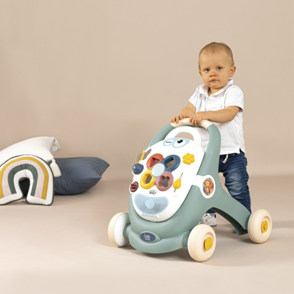SMOBY Little 3-in-1 vežimėlis Interaktyvus vežimėlis SMOBY Little 3-in-1 vežimėlis Interaktyvus vežimėlis