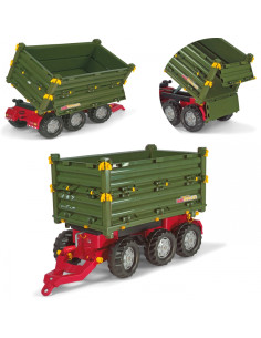 Rolly Toys rollyTrailer Wielka Przyczepa 3 osie Multi Trailer