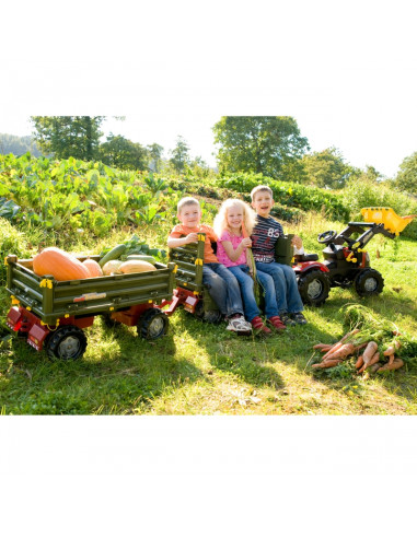 Rolly Toys rollyTrailer Большой прицеп с тремя осями