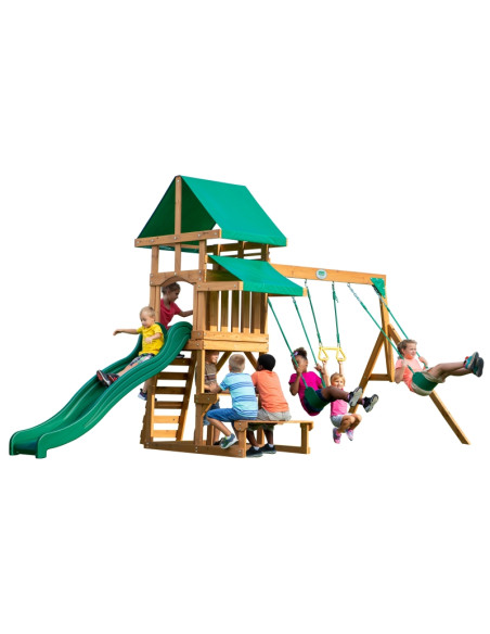 BACKYARD DISCOVERY Belmont Drewniany Plac Zabaw 6w1