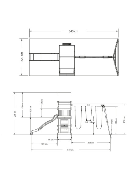 Kiemo atradimas Belmont medinė žaidimų aikštelė 6 viename