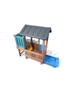 Деревянная игровая площадка STEP2 Adventure House Slide 2