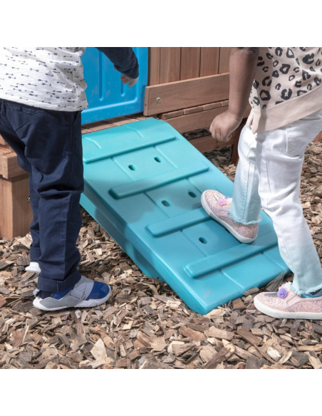 STEP2 Nuotykių medinė žaidimų aikštelė Namelio čiuožykla