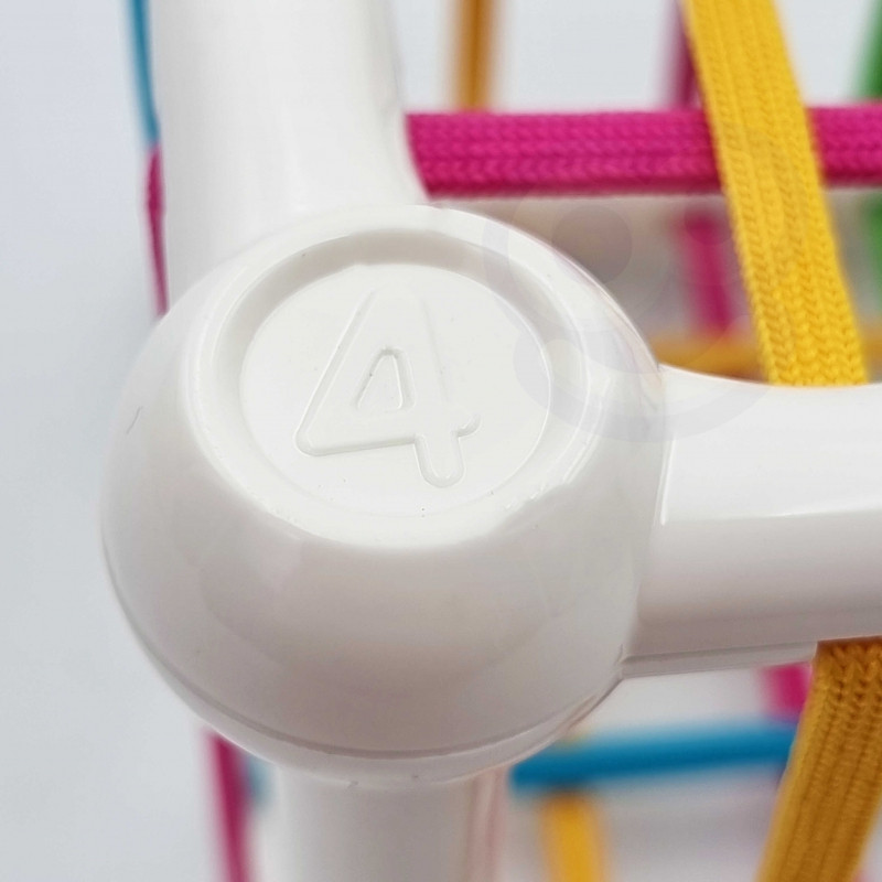 WOOPIE BABY Lankstus sensorinis kubas Kūdikių gyvūnų rūšiuoklis + barškutis 7 el.