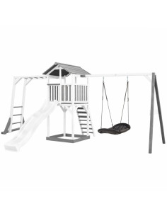 Деревянная игровая башня AXI с качелями, лестницами и горкой XXL