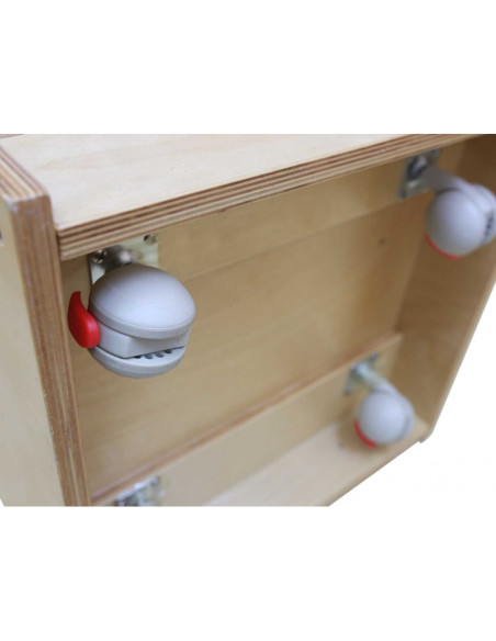 MASTERKIDZ Szafeczka Do Przechowywania Tabliczek Edukacyjnych I Gier 10 Sztuk Kółka