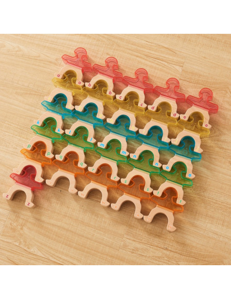 MASTERKIDZ Аркадная игра Балансирующие фигурки Алфавит 26 шт.