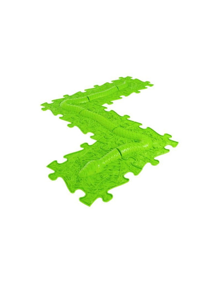 WOOPIE Mata Sensoryczna Ortopedyczna Puzzle Wąż Zielony 6 el.