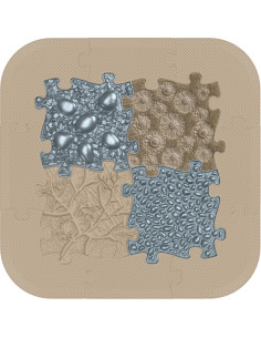 WOOPIE ortopedinis sensorinis kilimėlis namų SPA, 12 vnt.