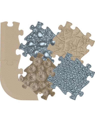 WOOPIE Orthopedic Sensory Mat for Home SPA 12 pcs.