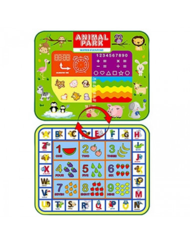 WOOPIE 2-in-1 Water Painting Mat XXL Double-Sided Animals