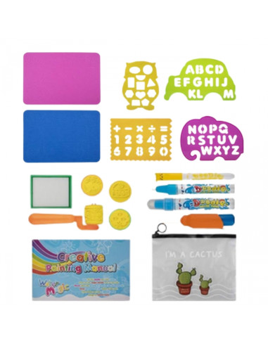 WOOPIE 2-in-1 Water Painting Mat XXL Double-Sided Animals