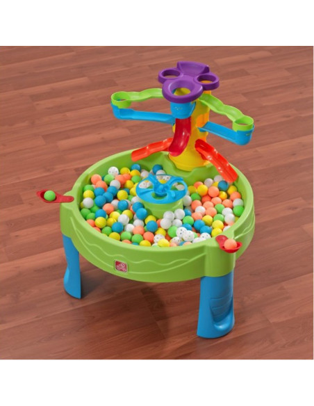 STEP2 Spalvingas 2 viename vandens stalas žaidimui su kamuoliukais