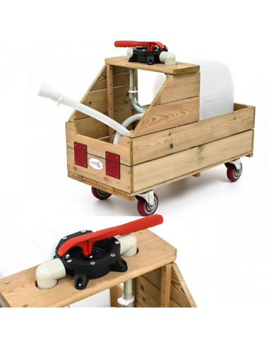 Деревянная тележка для полива CLASSIC WORLD EDU + шланг